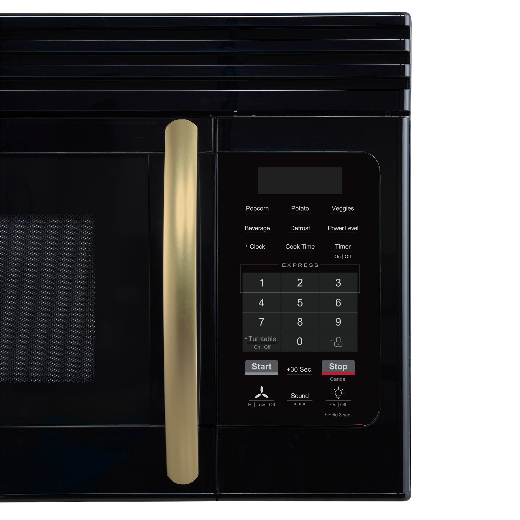 Forno Scalo 30-Inch Over the Range Microwave, Black – 1.6 cu.ft, 300 CFM Vent, Touch Control, LED Light - BonPrix Électroménagers