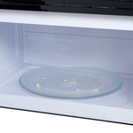 Forno Scalo 30-Inch Over the Range Microwave, Black – 1.6 cu.ft, 300 CFM Vent, Touch Control, LED Light - BonPrix Électroménagers