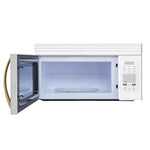 Forno Scalo 30-Inch Over the Range Microwave, White – 1.6 cu.ft, 300 CFM Vent, Touch Control, LED Light - BonPrix Électroménagers
