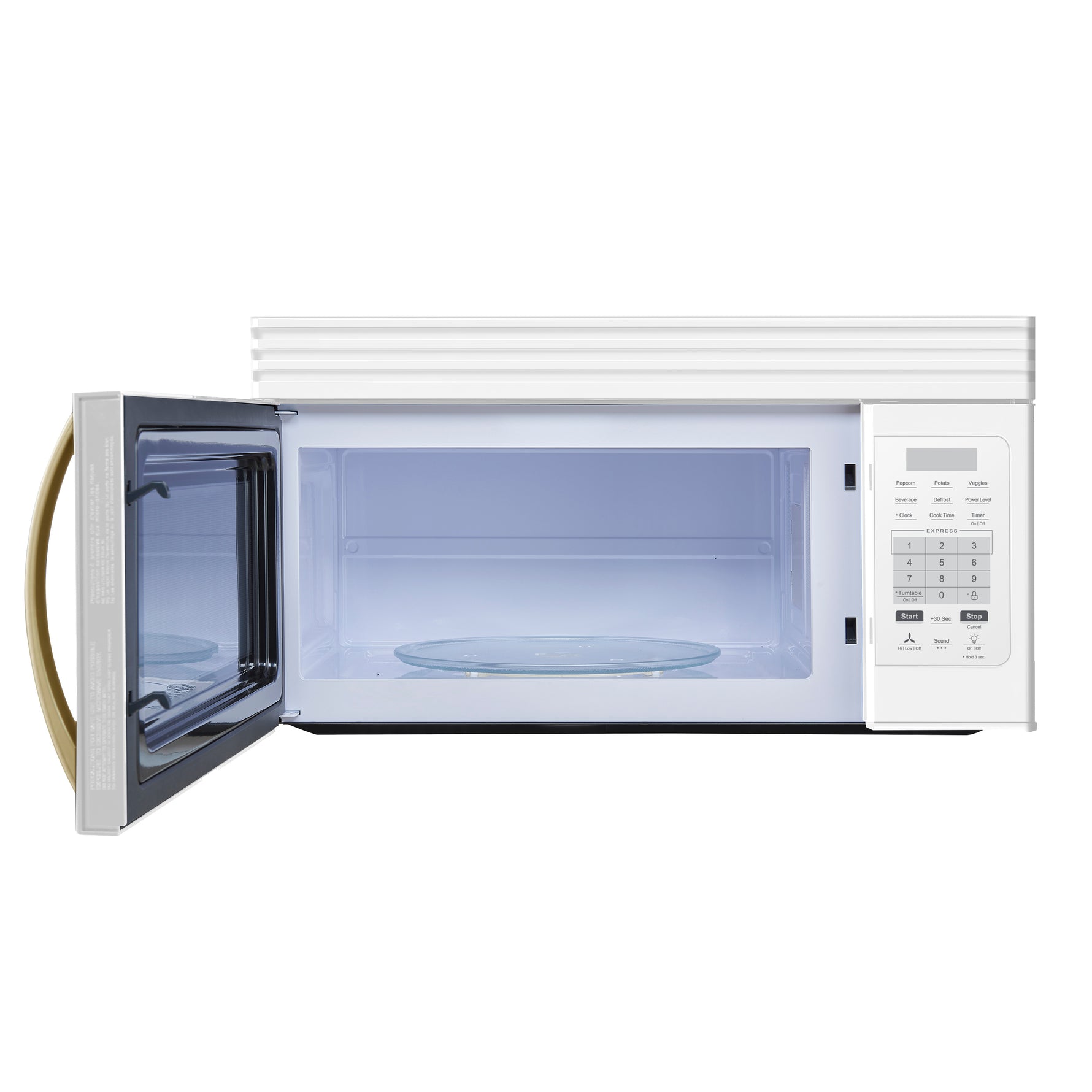 Forno Scalo 30-Inch Over the Range Microwave, White – 1.6 cu.ft, 300 CFM Vent, Touch Control, LED Light - BonPrix Électroménagers