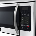 Forno Scalo 30-Inch Over the Range Microwave, Stainless Steel – 1.6 cu.ft, 300 CFM Vent, Touch Control, LED Light - BonPrix Électroménagers