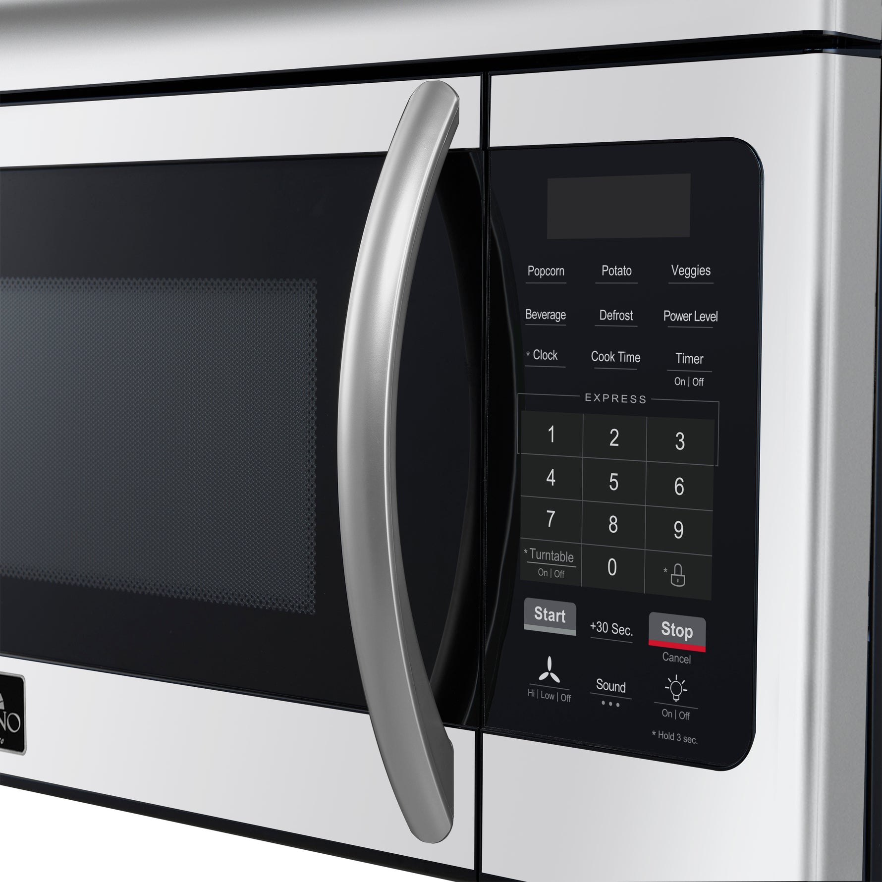 Forno Scalo 30-Inch Over the Range Microwave, Stainless Steel – 1.6 cu.ft, 300 CFM Vent, Touch Control, LED Light - BonPrix Électroménagers