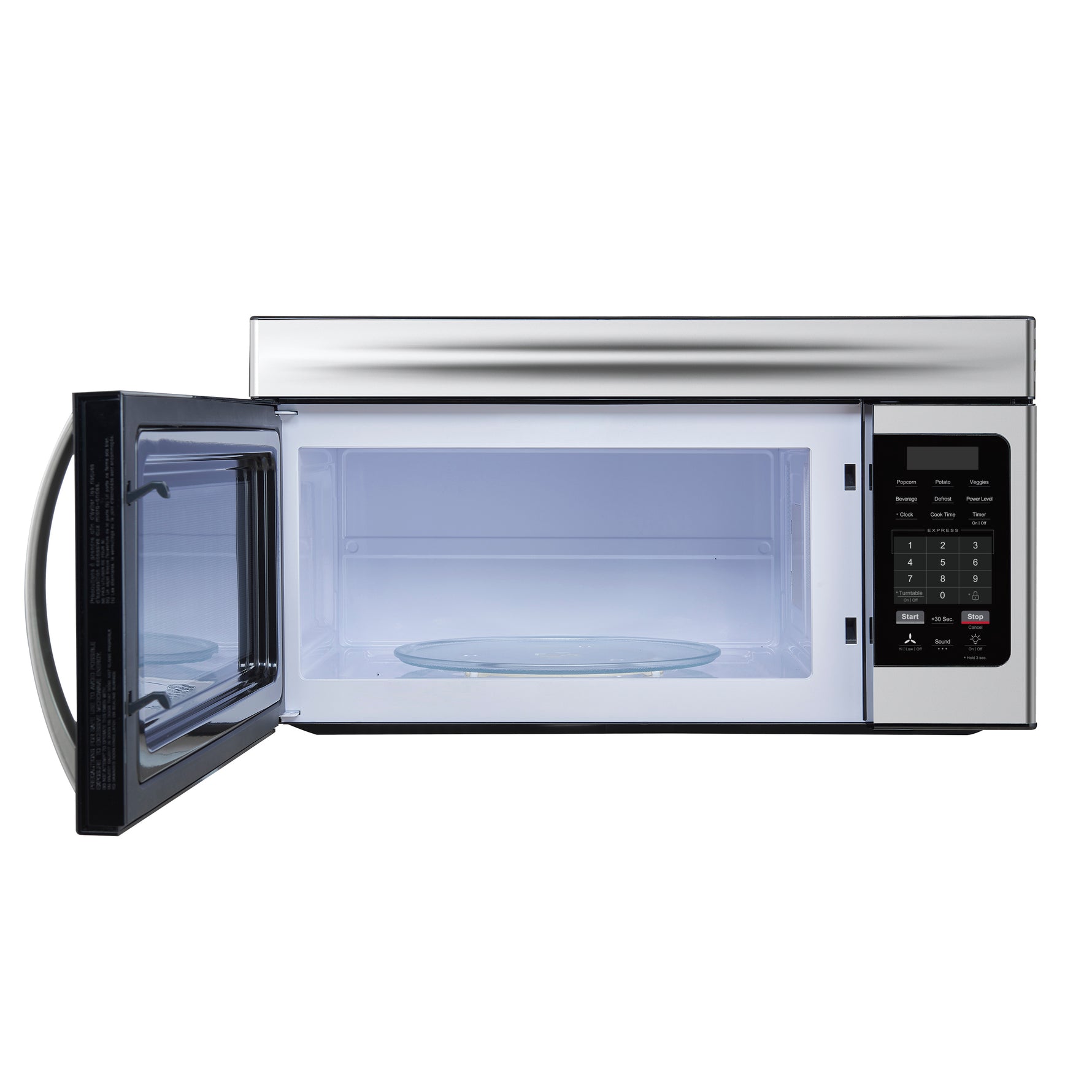 Forno Scalo 30-Inch Over the Range Microwave, Stainless Steel – 1.6 cu.ft, 300 CFM Vent, Touch Control, LED Light - BonPrix Électroménagers