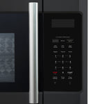 Forno Fornace 30-Inch Over the Range Convection Microwave, Black – 1.5 cu.ft, 300 CFM Vent, Touch Control, LED Light - BonPrix Électroménagers
