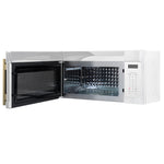 Forno Fornace 30-Inch Over the Range Convection Microwave, White – 1.5 cu.ft, 300 CFM Vent, Touch Control, LED Light - BonPrix Électroménagers