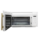 Forno Fornace 30-Inch Over the Range Convection Microwave, White – 1.5 cu.ft, 300 CFM Vent, Touch Control, LED Light - BonPrix Électroménagers