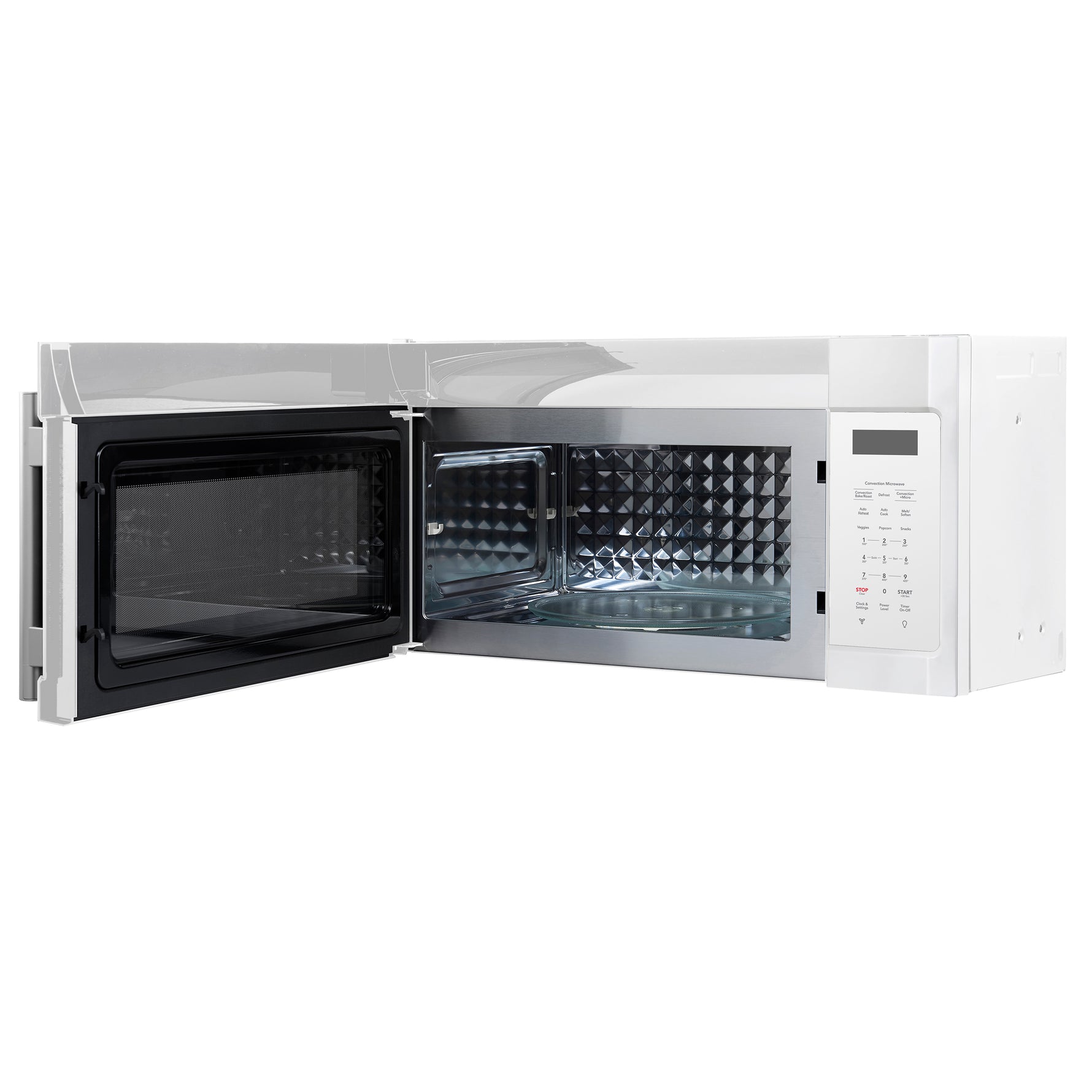 Forno Fornace 30-Inch Over the Range Convection Microwave, White – 1.5 cu.ft, 300 CFM Vent, Touch Control, LED Light - BonPrix Électroménagers