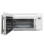 Forno Fornace 30-Inch Over the Range Convection Microwave, White – 1.5 cu.ft, 300 CFM Vent, Touch Control, LED Light - BonPrix Électroménagers