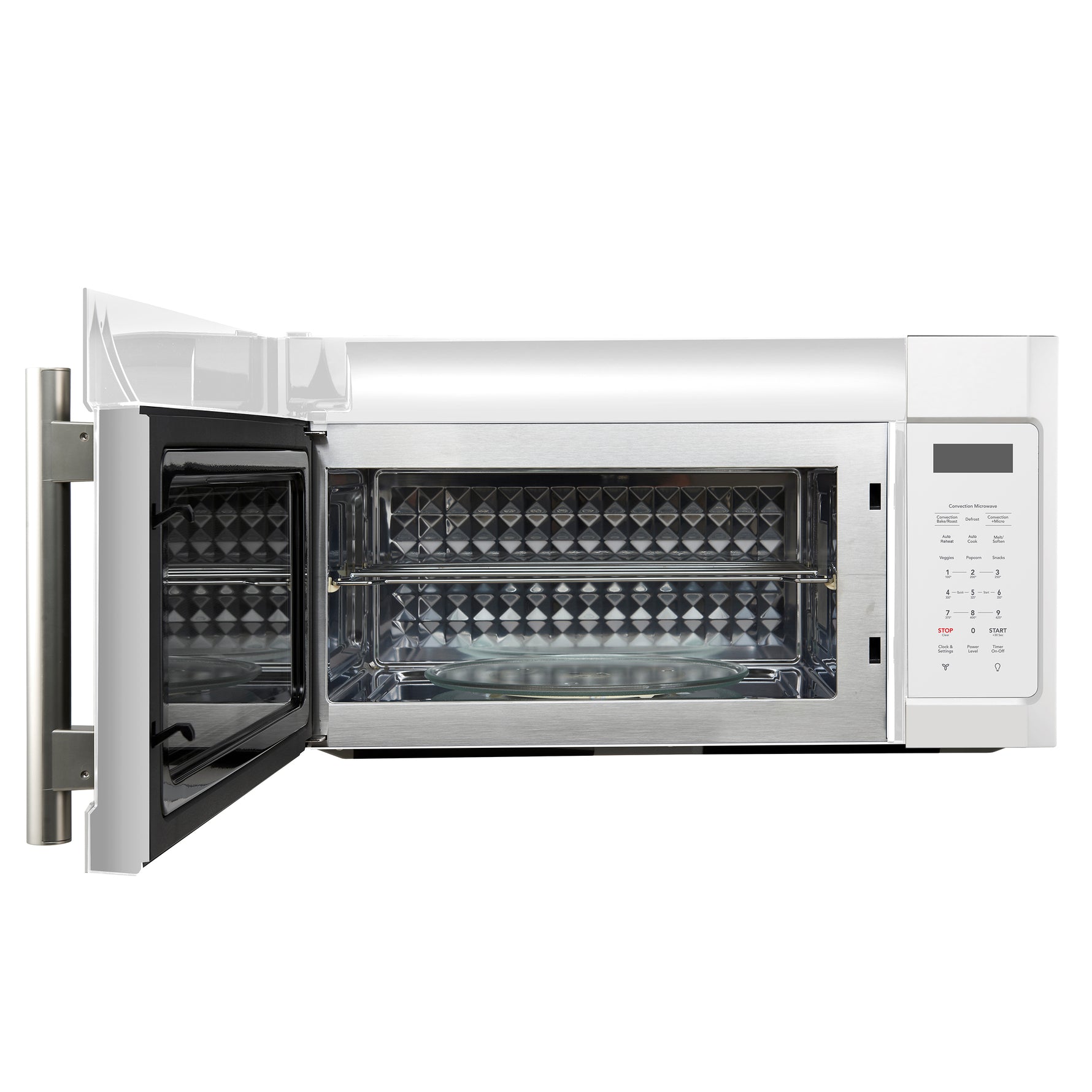Forno Fornace 30-Inch Over the Range Convection Microwave, White – 1.5 cu.ft, 300 CFM Vent, Touch Control, LED Light - BonPrix Électroménagers