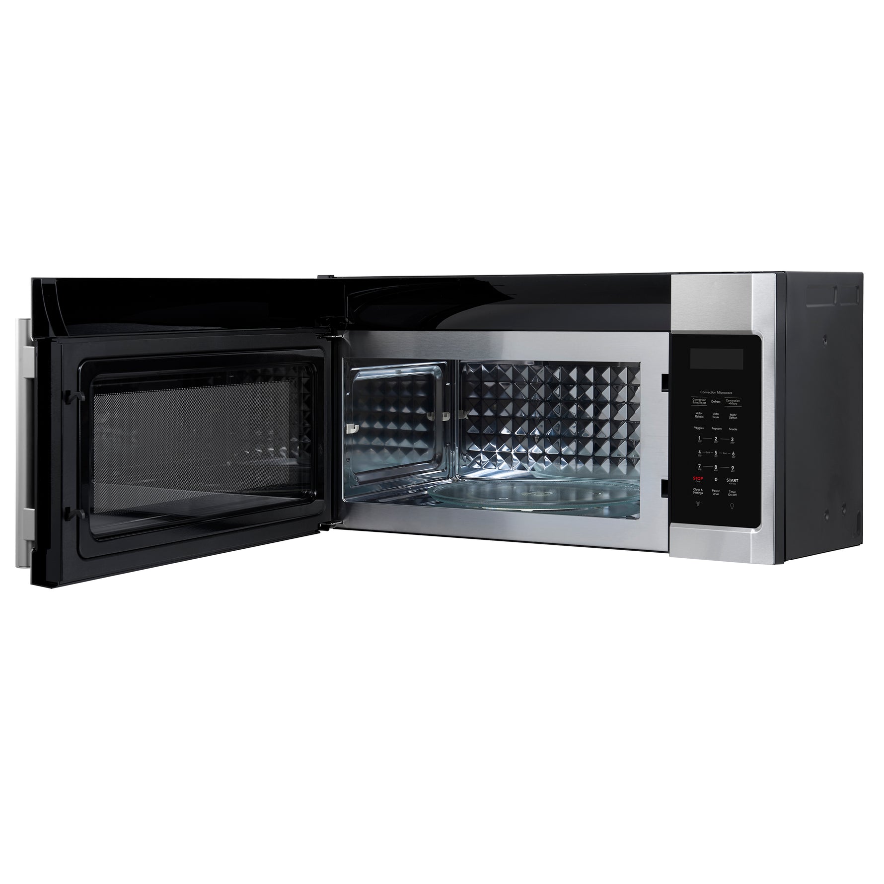 Forno Fornace 30-Inch Over the Range Convection Microwave, Stainless Steel – 1.5 cu.ft, 300 CFM Vent, Touch Control, LED Light - BonPrix Électroménagers