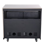 Forno Rimini Outdoor Kitchen: 30" BBQ 62,600 BTU, 4.8 cu.ft. Refrigerators, White Countertops - BonPrix Électroménagers