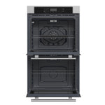 Forno Villarosa 30-Inch Built-In Double Wall Oven, Stainless Steel, Convection Cooking, Touch Control Panel, Self-Cleaning Function - BonPrix Électroménagers