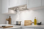 Hotte de cuisine encastrable Forno Altilia 36 pouces, Acier inoxydable, Éclairage LED, Filtres à baffle