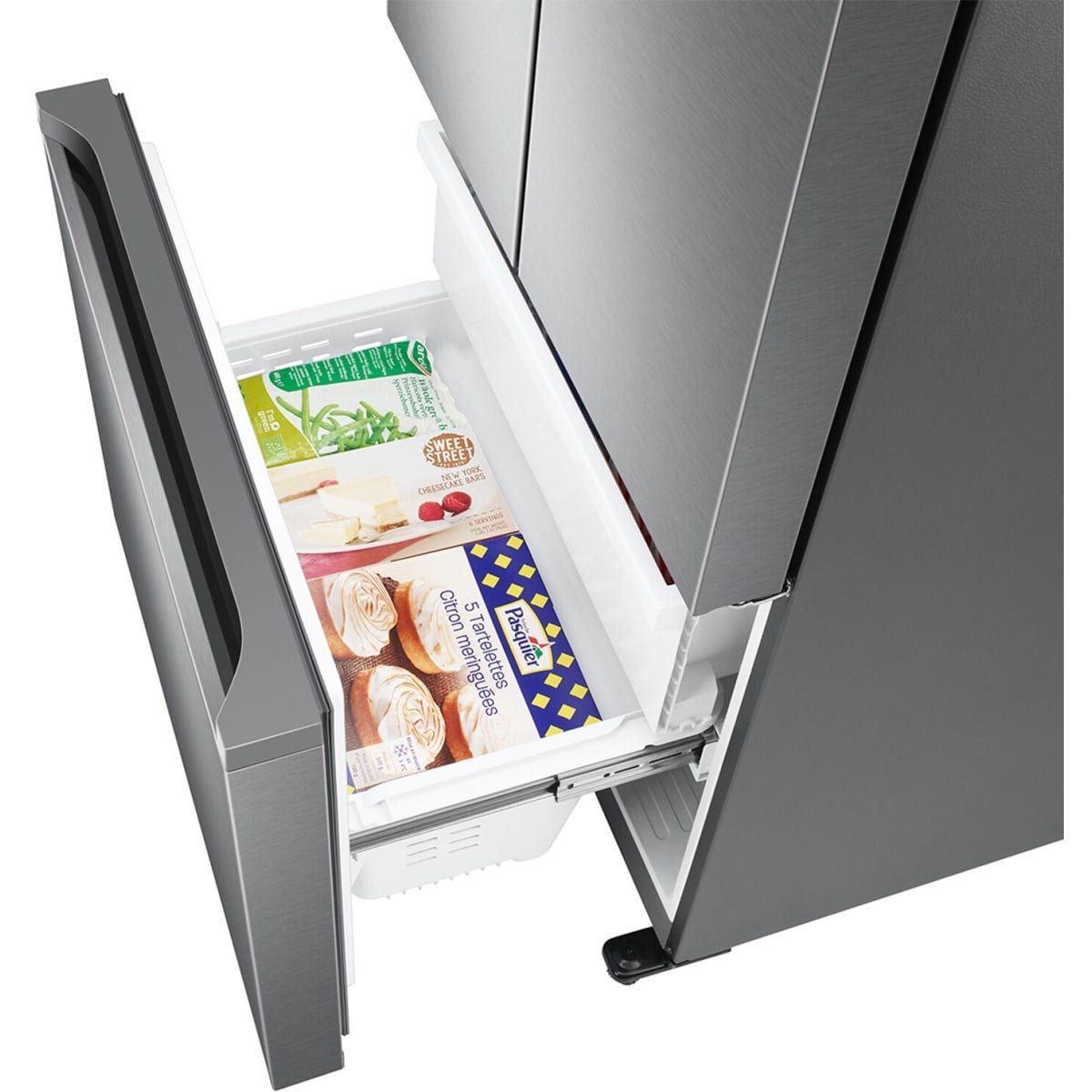 RF18A5101S9 - REFRIGERATORS - Samsung - French 3-Door - Stainless Steel - Open Box - BonPrix Électroménagers