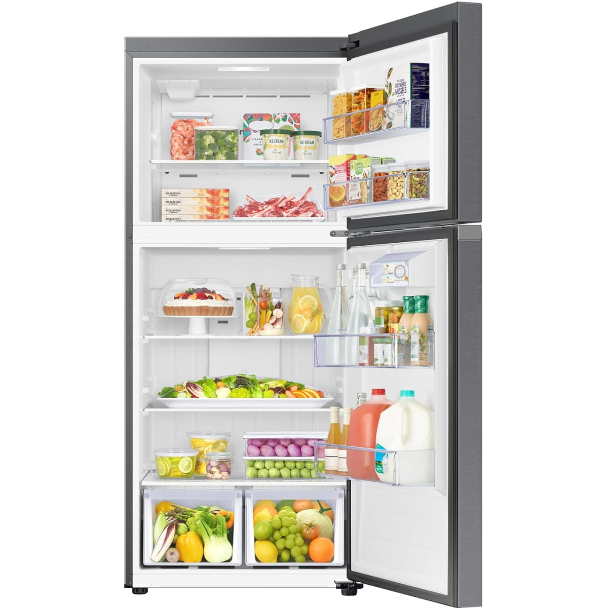 RT18DG6500SR - REFRIGERATORS - Samsung - Top Freezer - Stainless Steel - Open Box - BonPrix Électroménagers