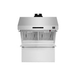 Hotte Murale Forno Savona de 30 Pouces, Filtres à Baffle, Dosseret Inclus