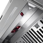 Hotte Murale Forno Savona de 30 Pouces, Filtres à Baffle, Dosseret Inclus