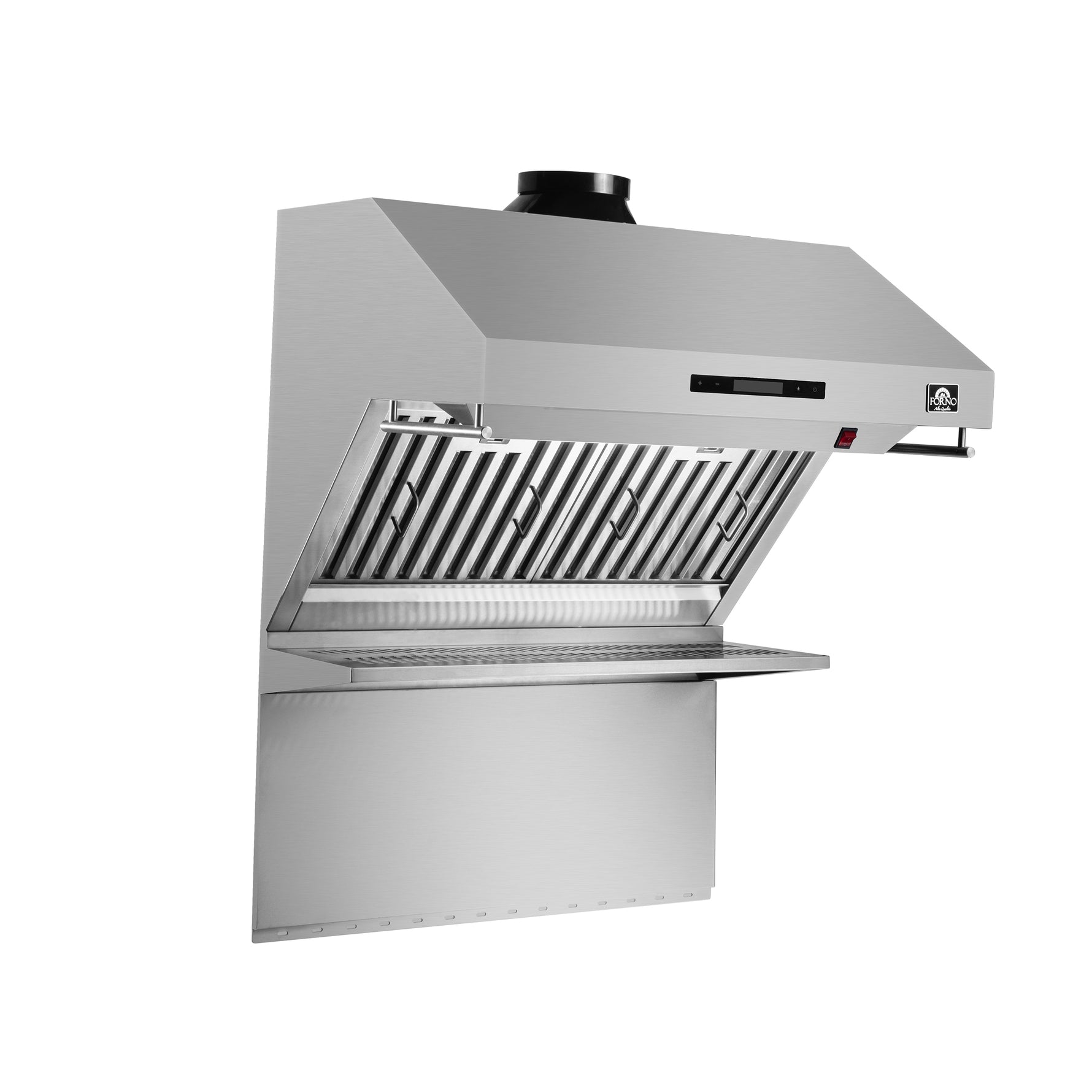 Hotte Murale Forno Savona de 30 Pouces, Filtres à Baffle, Dosseret Inclus