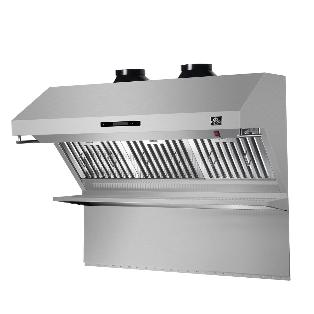 Hotte Murale Forno Savona 48 Pouces, Filtres à Baffle, Dosseret Inclus