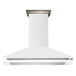 Forno Aria 60 Inch Wall-Mounted Range Hood in White - BonPrix Électroménagers