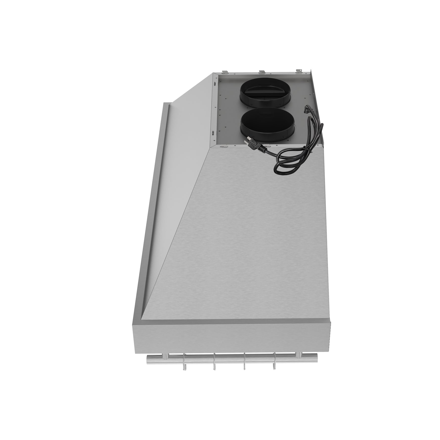 Forno Venezia 48 Inch Wall-Mounted Range Hood with Touch Controls and Baffle Filters - BonPrix Électroménagers