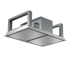 FORNO Arezzo 44-Inch Recessed Ceiling Range Hood, Dual Motors, 1200 CFM, Hybrid Filters, Remote Control - BonPrix Électroménagers