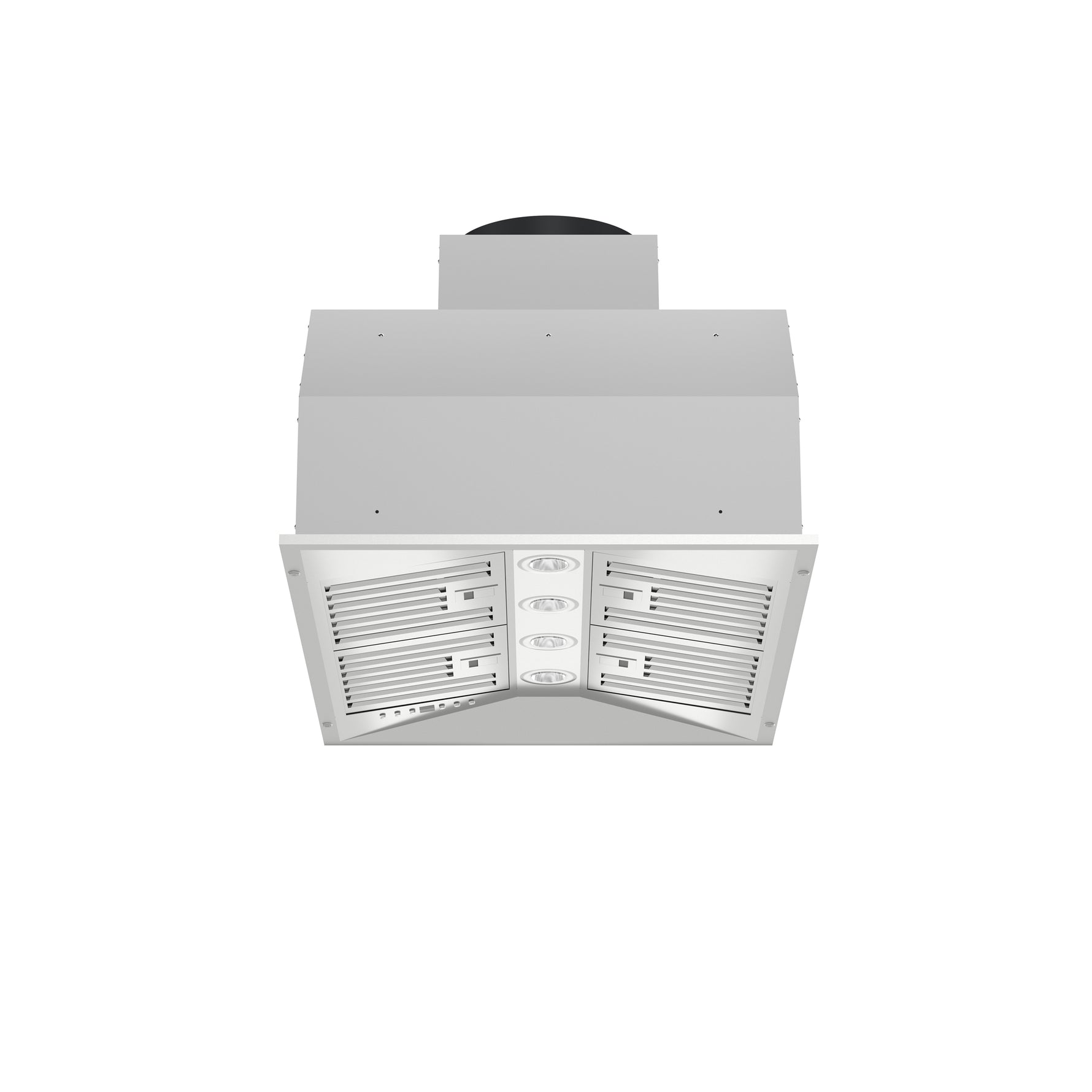 Forno Altilia 36-Inch Insert Range Hood, Stainless Steel, LED Lighting, Baffle Filters - BonPrix Électroménagers