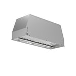Forno Frassanito 30-Inch Insert Range Hood, 450 CFM, Stainless Steel Baffle Filters, LED Lighting - BonPrix Électroménagers