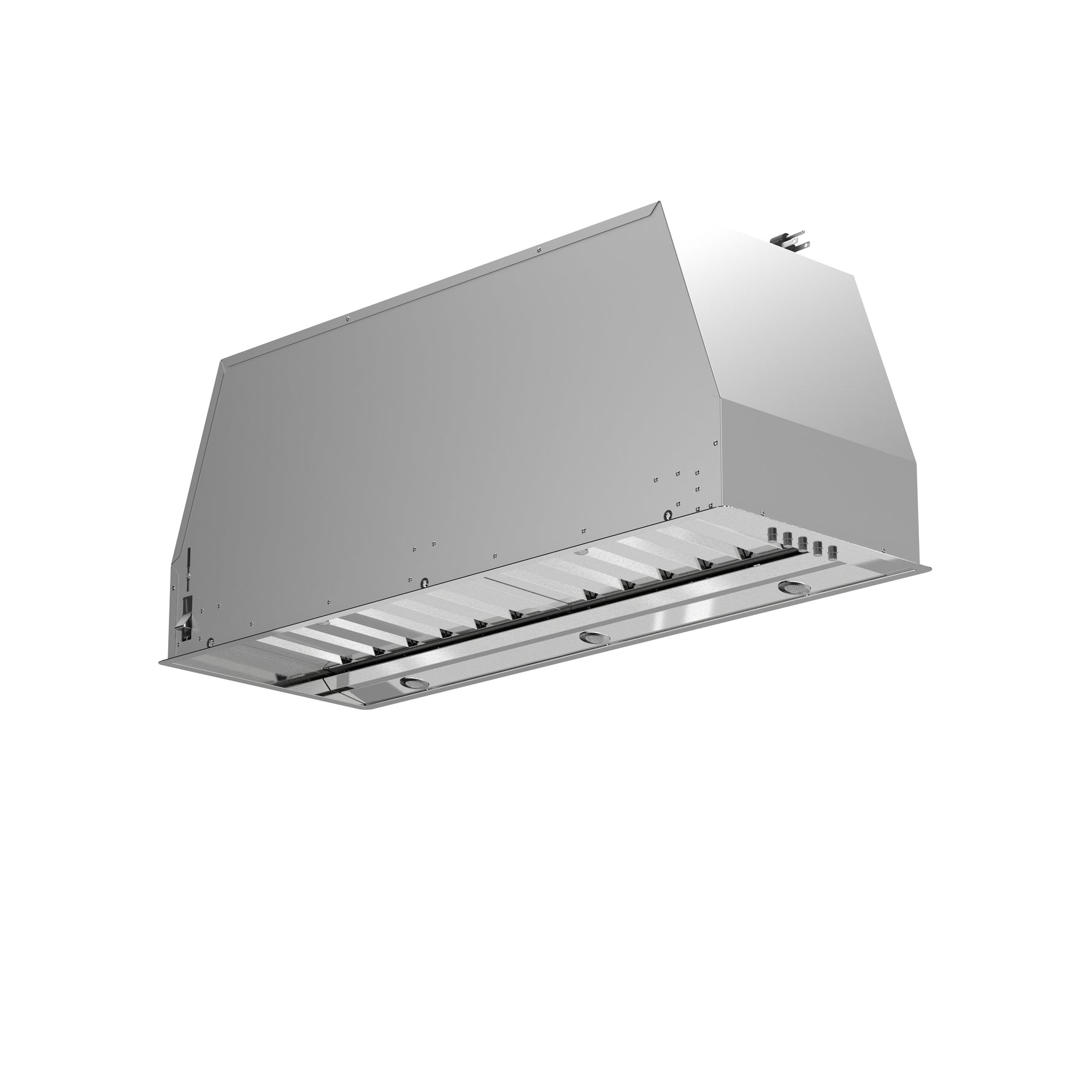 Forno Frassanito 30-Inch Insert Range Hood, 450 CFM, Stainless Steel Baffle Filters, LED Lighting - BonPrix Électroménagers