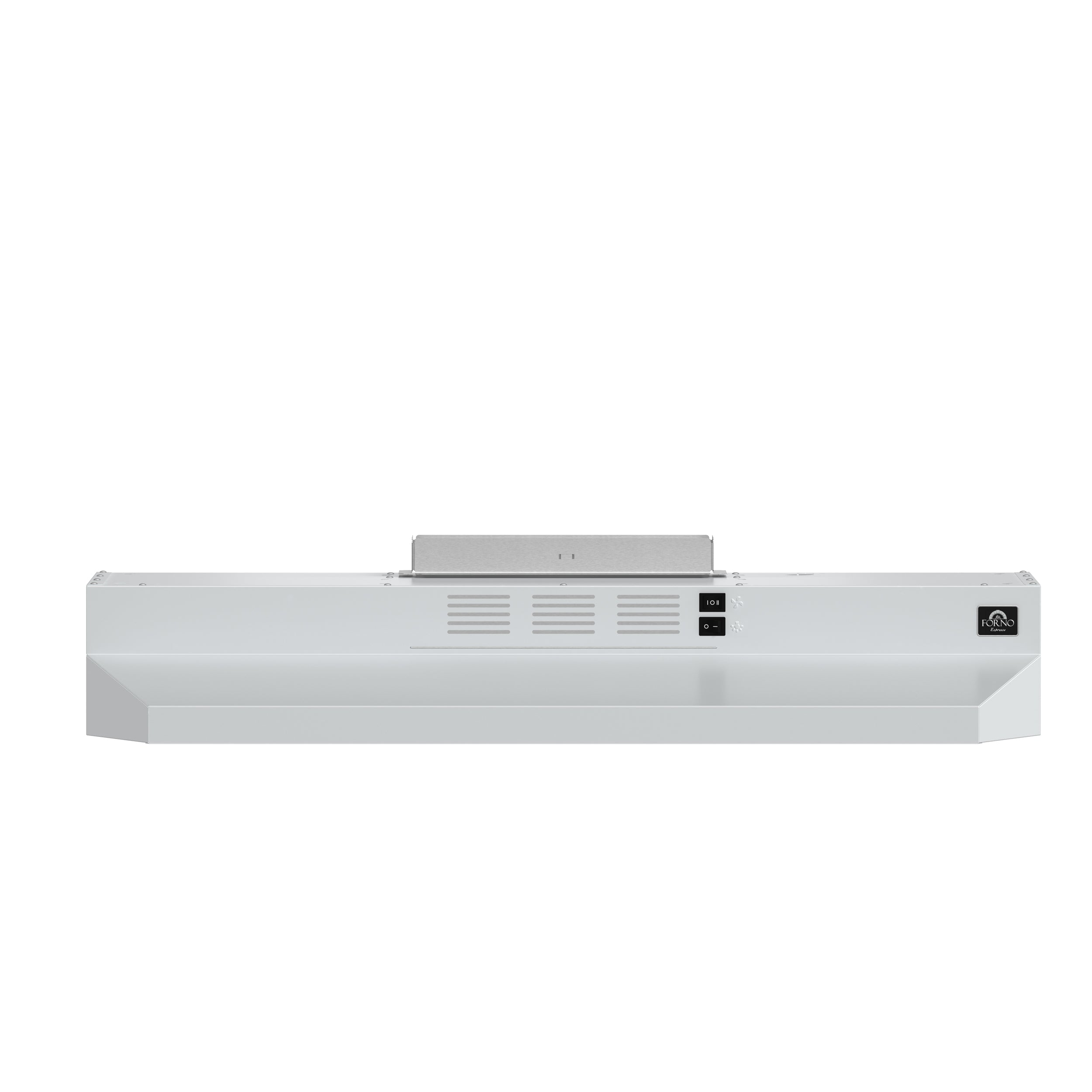 Forno Cappa 30-Inch Under Cabinet Range Hood, White, 200 CFM, Convertible, LED Lighting - BonPrix Électroménagers