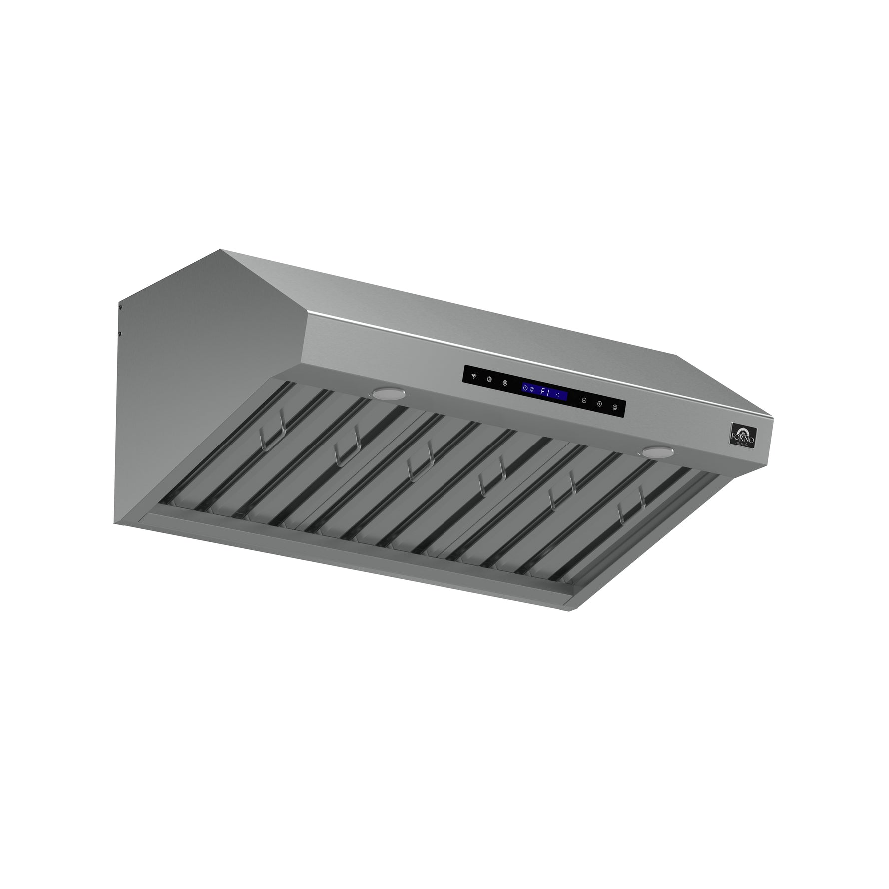 Forno Palazzo 36-Inch Wall Mounted Range Hood, Stainless Steel, Heavy Duty Baffle Filters, Remote Control - BonPrix Électroménagers