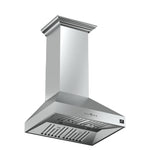Forno Orvieto 30-Inch Wall Mount Range Hood, LED Lighting, Heavy Duty, Stainless Steel - BonPrix Électroménagers