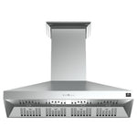 Forno Orvieto 60-Inch Wall Mount Range Hood, LED Lighting, Heavy Duty, Stainless Steel - BonPrix Électroménagers