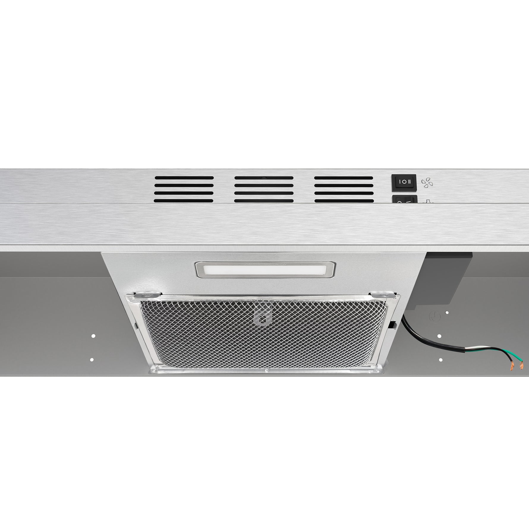 Forno Cappa 30-Inch Under Cabinet Range Hood, Stainless Steel, 200 CFM, Convertible, LED Lighting - BonPrix Électroménagers