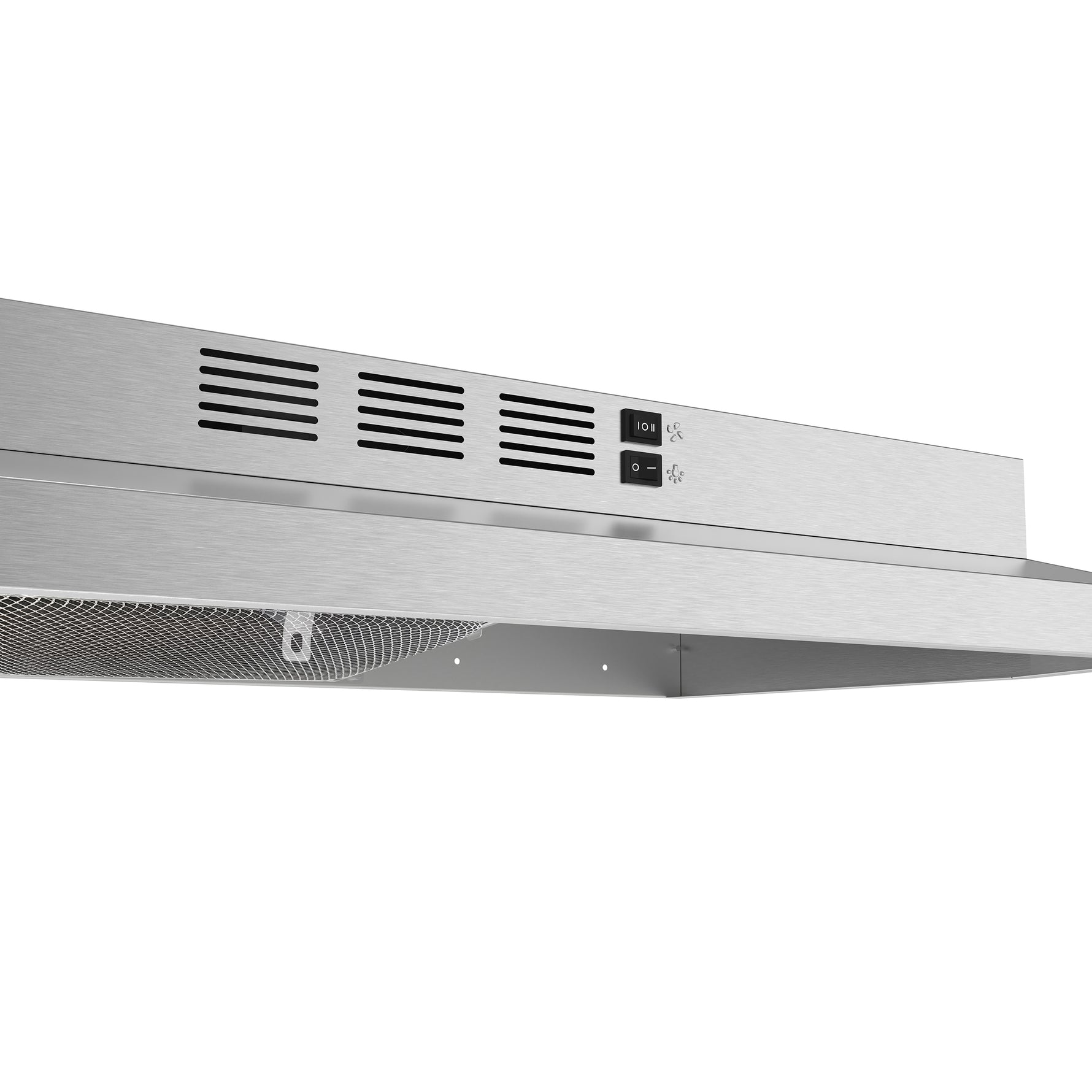 Forno Cappa 30-Inch Under Cabinet Range Hood, Stainless Steel, 200 CFM, Convertible, LED Lighting - BonPrix Électroménagers