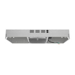 Forno Cappa 30-Inch Under Cabinet Range Hood, Stainless Steel, 200 CFM, Convertible, LED Lighting - BonPrix Électroménagers