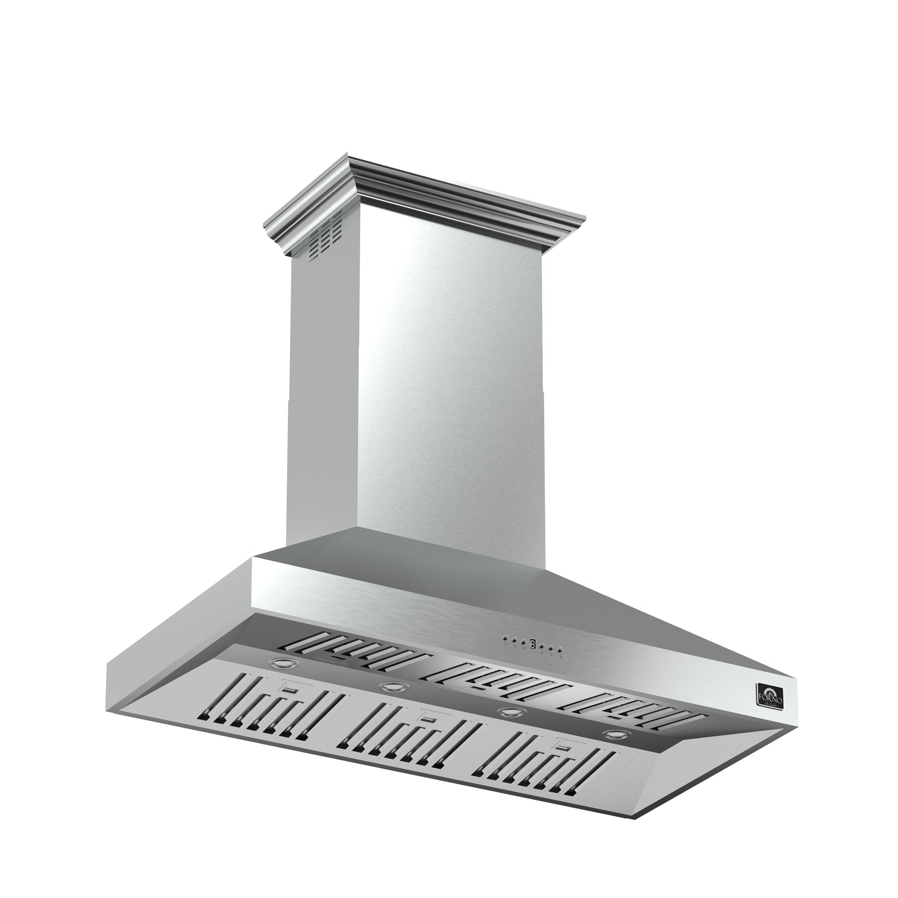 Forno Orvieto 48-Inch Wall Mount Range Hood, LED Lighting, Heavy Duty, Stainless Steel - BonPrix Électroménagers
