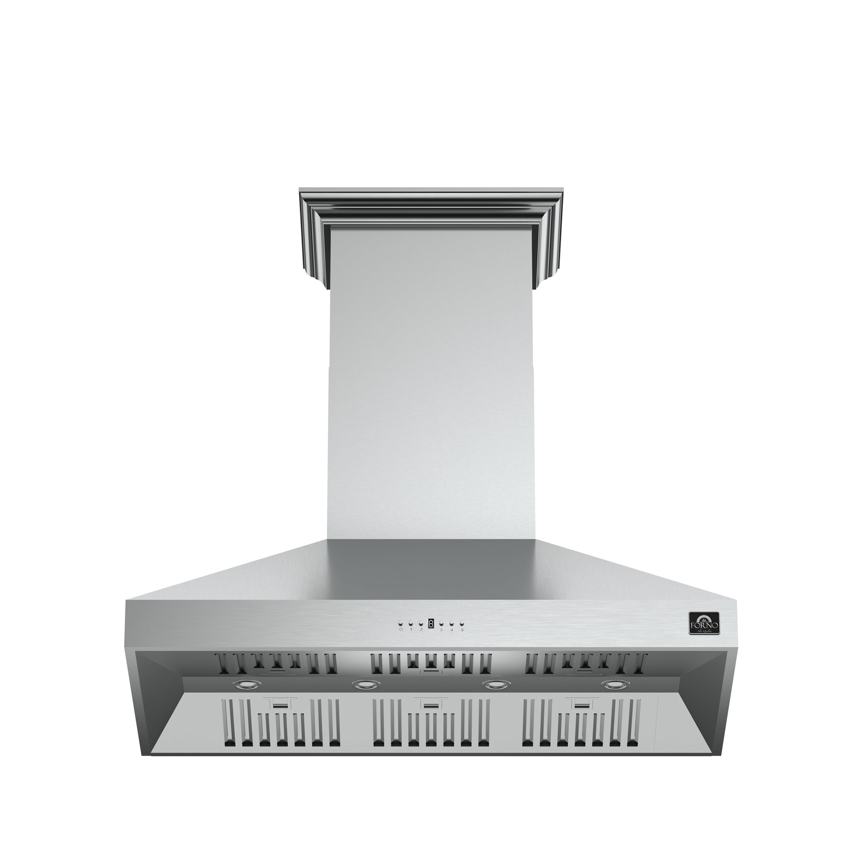 Forno Orvieto 48-Inch Wall Mount Range Hood, LED Lighting, Heavy Duty, Stainless Steel - BonPrix Électroménagers