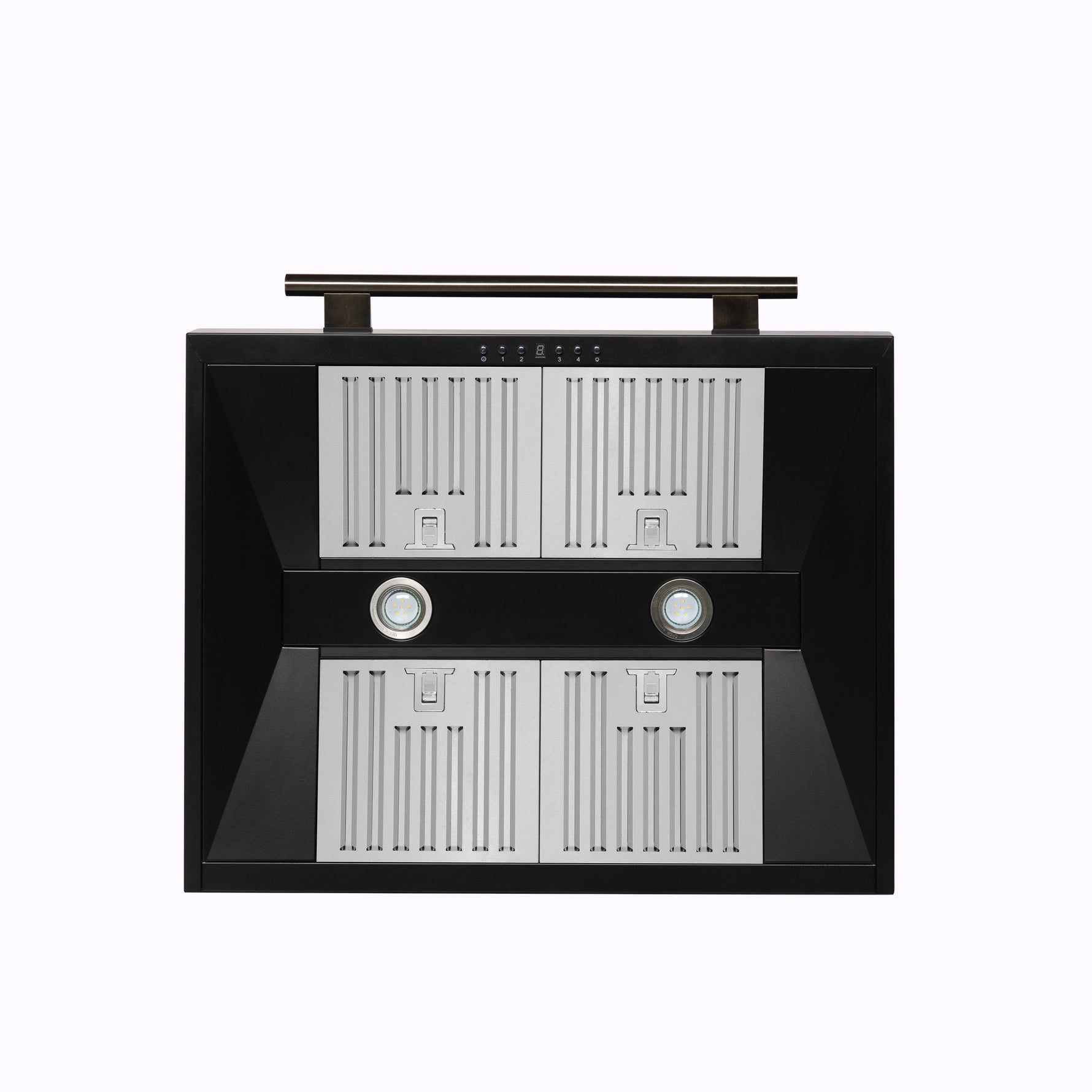 Forno Aria 30 Inch Wall-Mounted Range Hood in Black - BonPrix Électroménagers