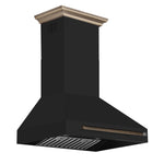 Forno Aria 30 Inch Wall-Mounted Range Hood in Black - BonPrix Électroménagers