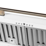 Forno Aria 30 Inch Wall-Mounted Range Hood in White - BonPrix Électroménagers