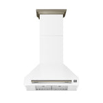 Forno Aria 30 Inch Wall-Mounted Range Hood in White - BonPrix Électroménagers
