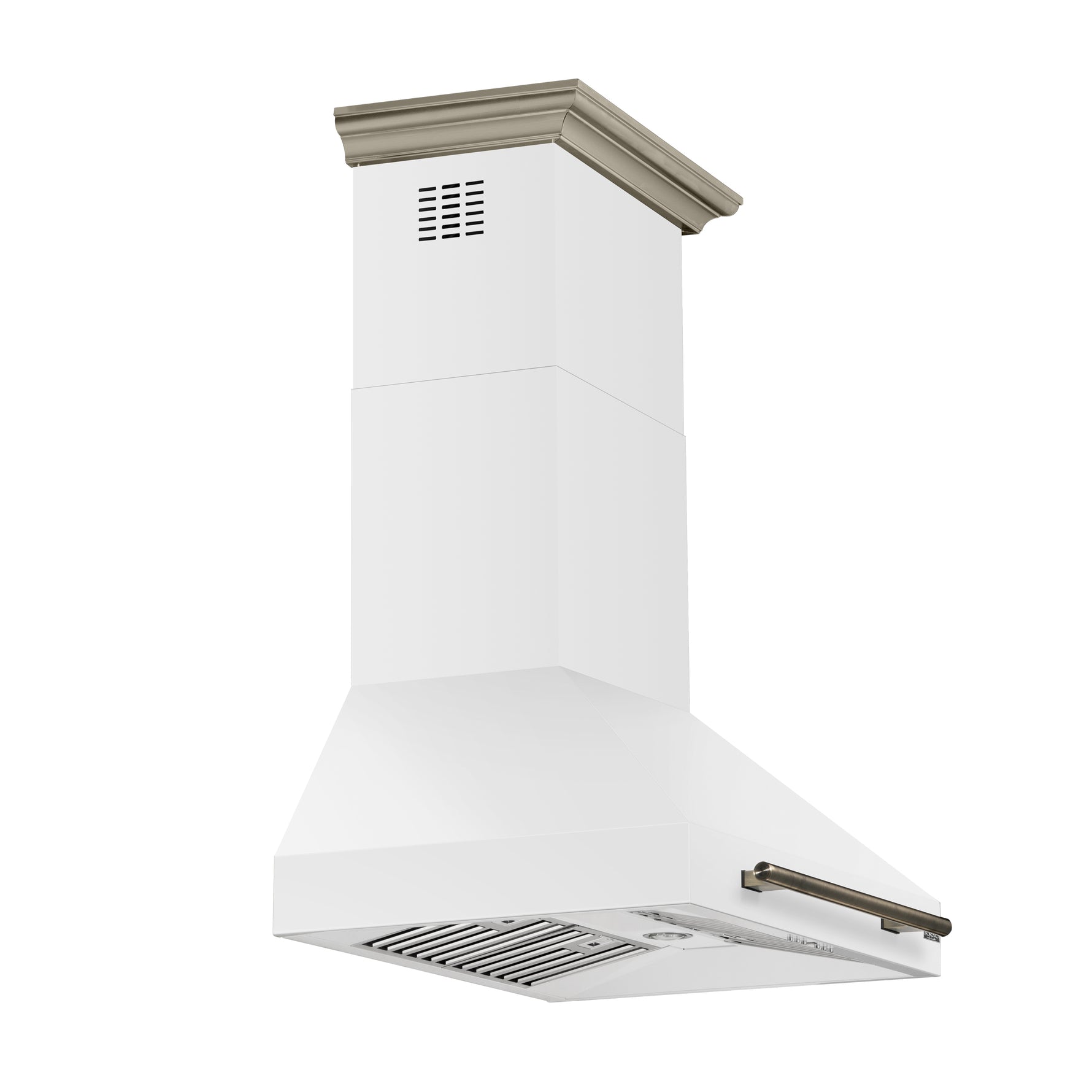 Forno Aria 30 Inch Wall-Mounted Range Hood in White - BonPrix Électroménagers
