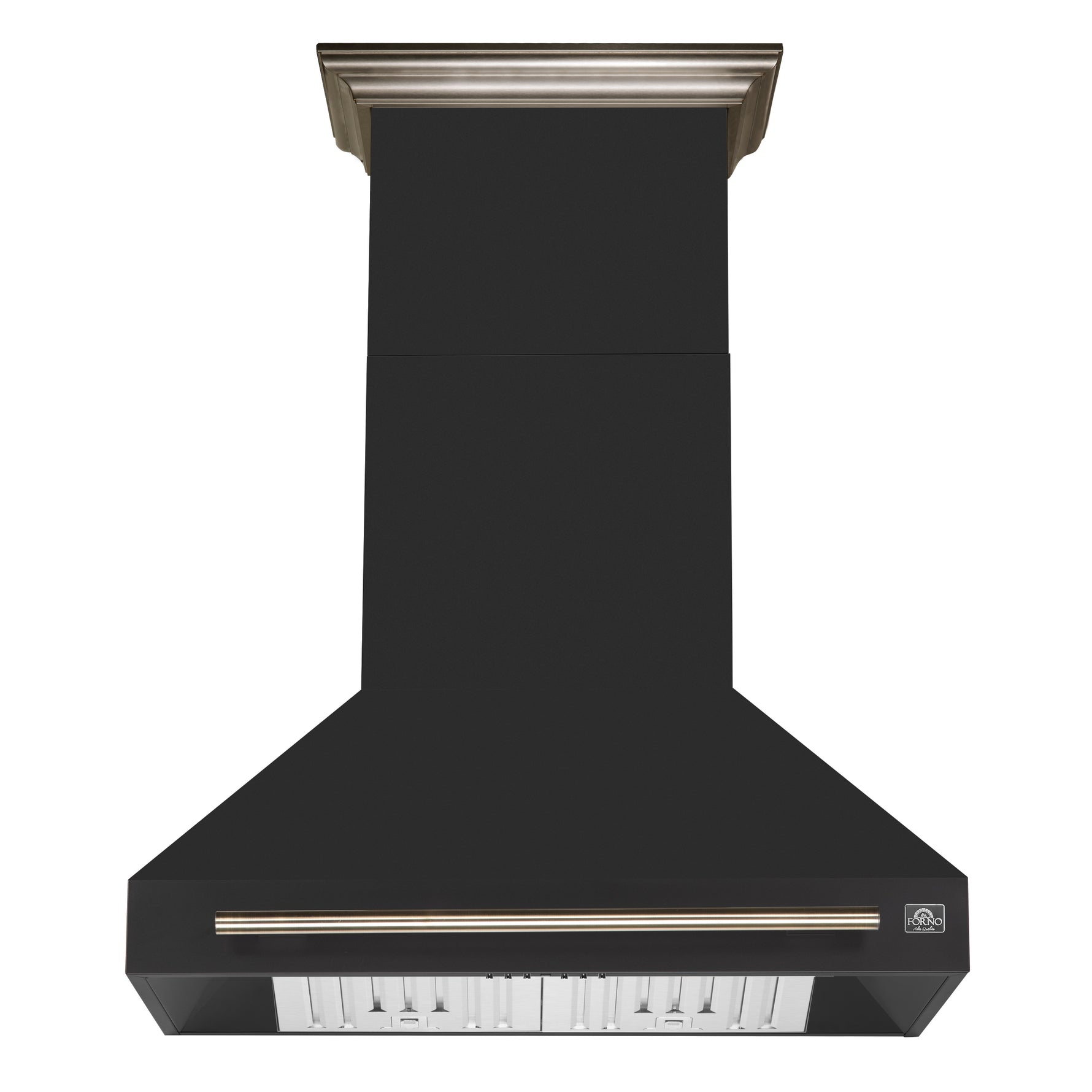 Forno Aria 36 Inch Wall-Mounted Range Hood in Black - BonPrix Électroménagers