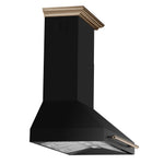 Forno Aria 36 Inch Wall-Mounted Range Hood in Black - BonPrix Électroménagers