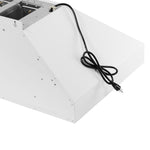 Forno Aria 36 Inch Wall-Mounted Range Hood in White - BonPrix Électroménagers