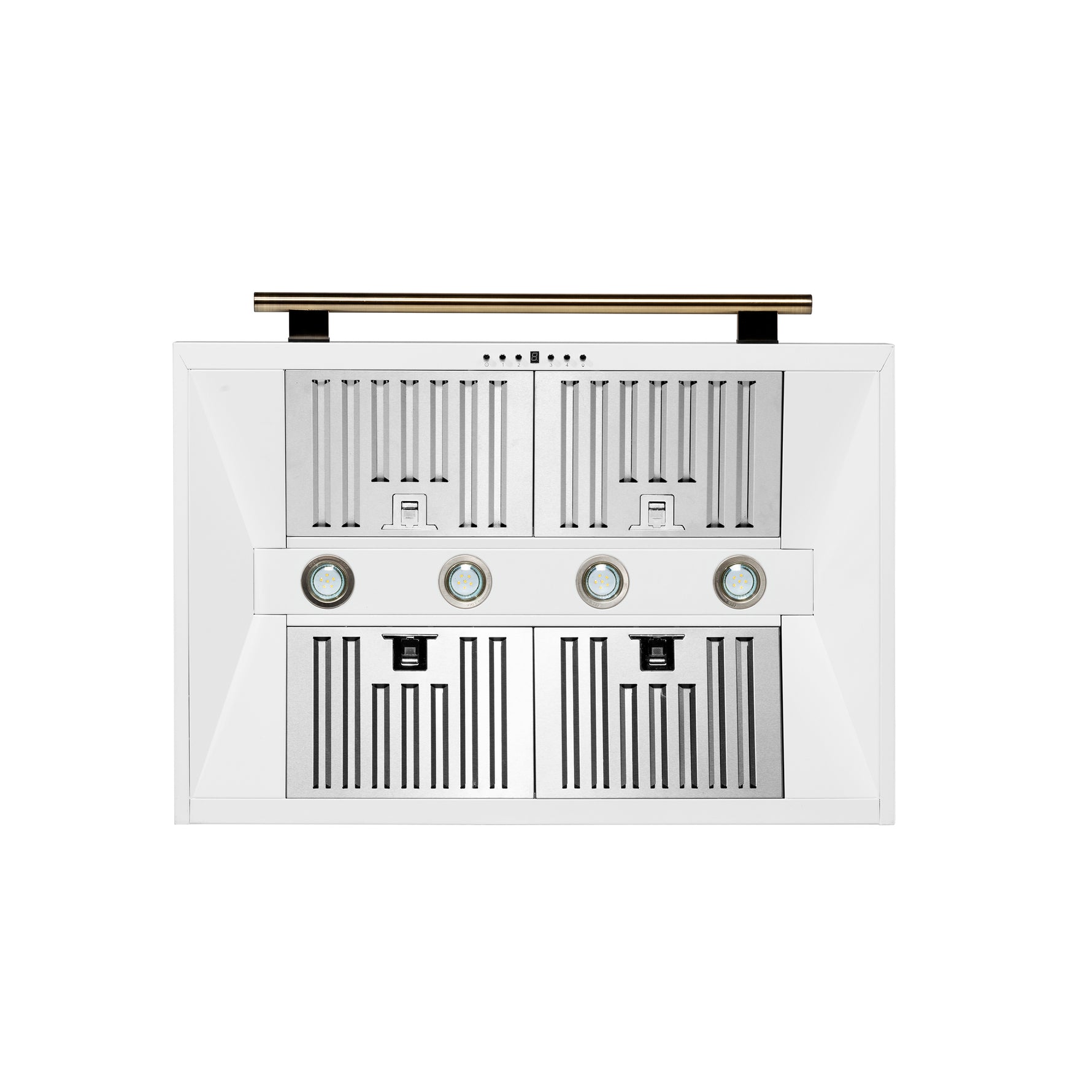 Forno Aria 36 Inch Wall-Mounted Range Hood in White - BonPrix Électroménagers