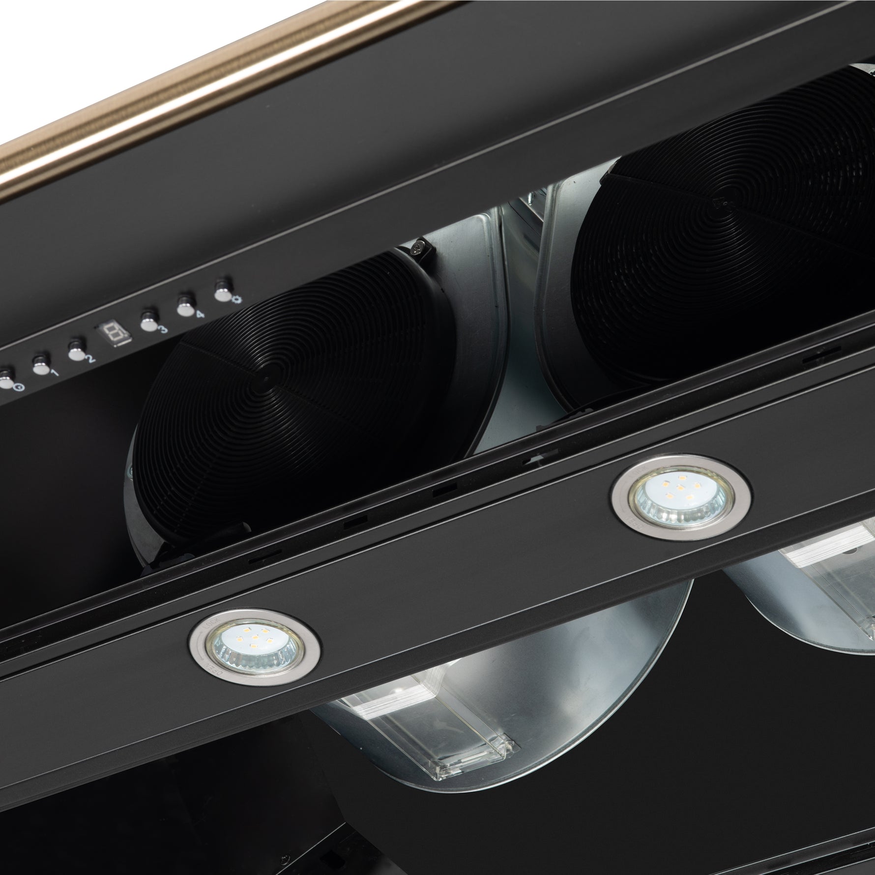 Forno Aria 48 Inch Wall-Mounted Range Hood in Black - BonPrix Électroménagers