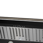 Forno Aria 48 Inch Wall-Mounted Range Hood in Black - BonPrix Électroménagers
