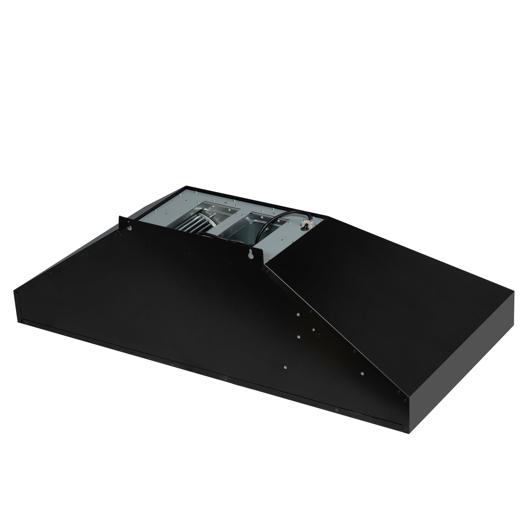 Forno Aria 48 Inch Wall-Mounted Range Hood in Black - BonPrix Électroménagers